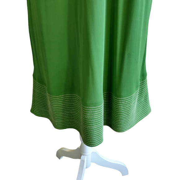 tibi Womens Halter neck A-line Mini Casual Dress Green Size 2 - Picture 2 of 8